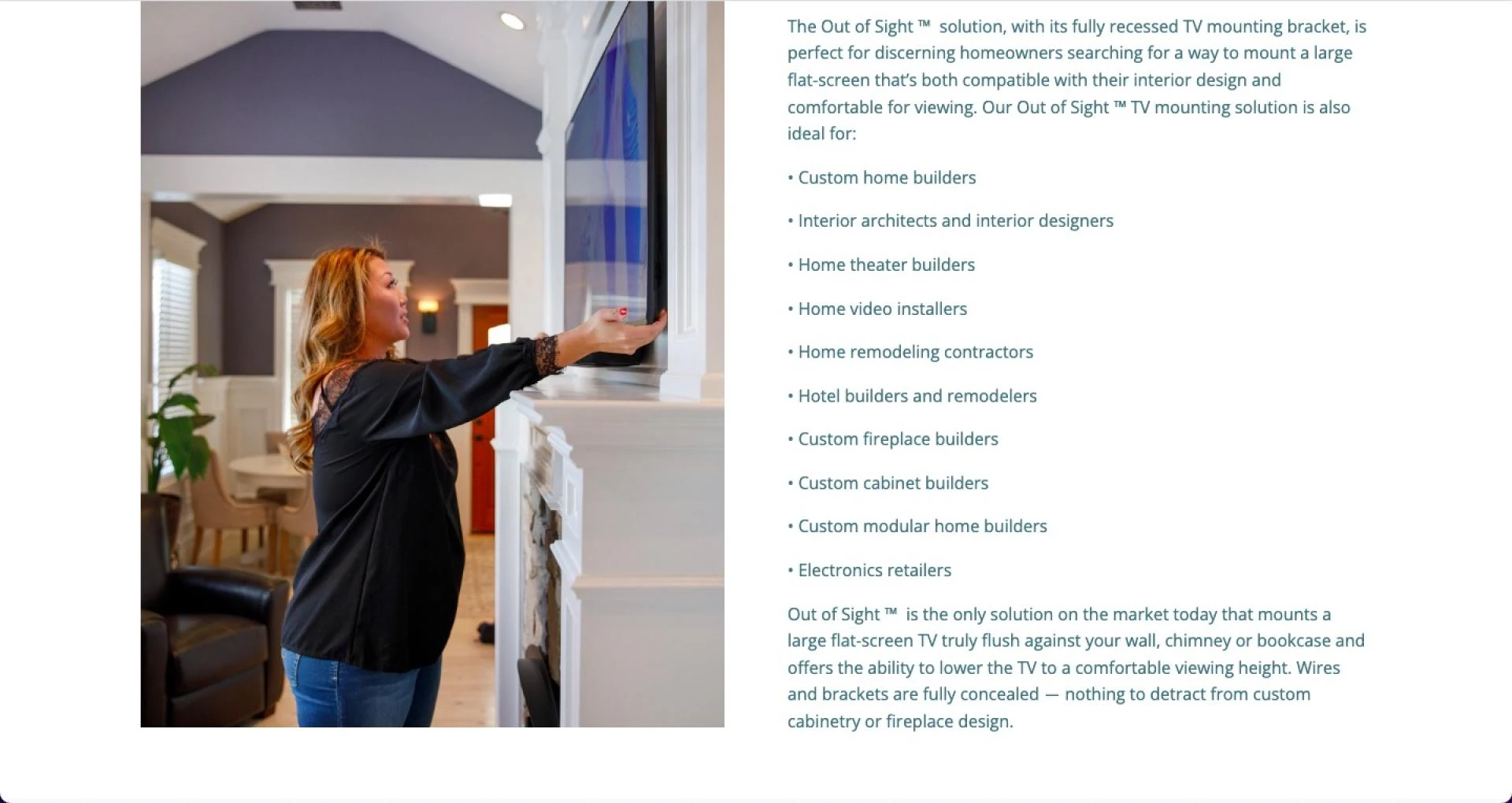 Wall Mount TV Fireplace: Achieving Seamless Integration with OutOfSightMounting.com