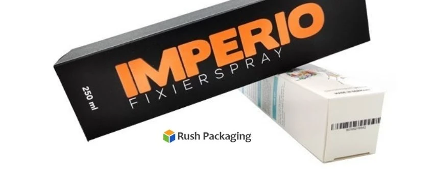 Get Custom Hairspray Boxes Wholesale at Rush Packaging