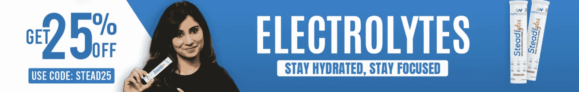 Premium Electrolyte Tablets @Steadfast Nutrition
