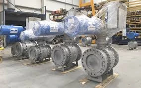 Pneumatic actuated ball valve in Riyadh