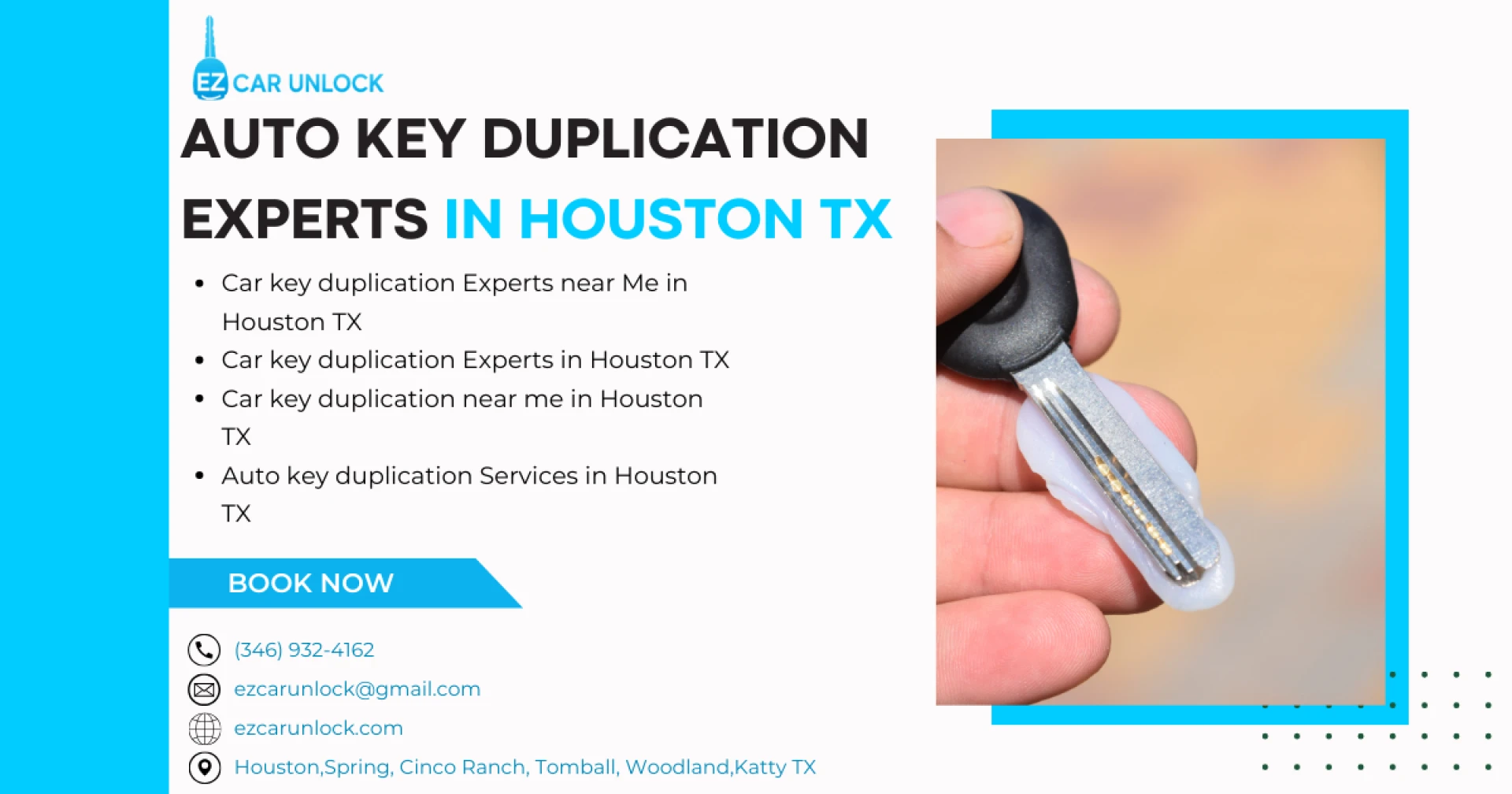 Auto Key Duplication in Houston, TX