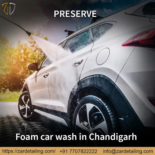 OUR FOAM CAR WASH IN CHANDIGARH HAS LUSH &amp; PREVENTS PLENTY OF SPECKS OF DUST.