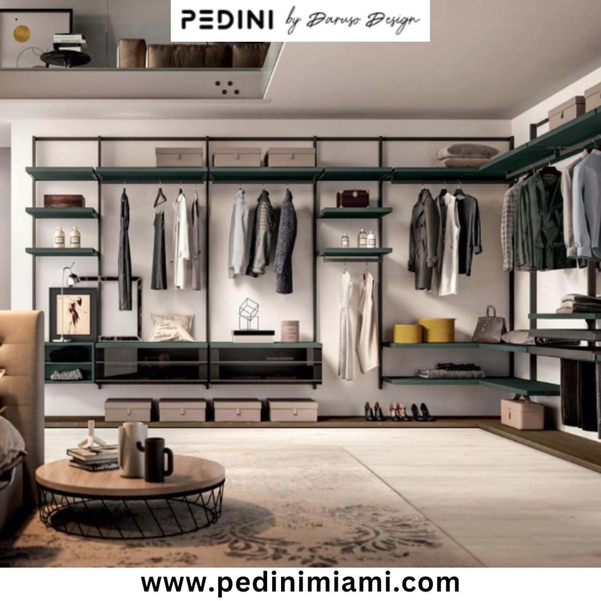 Elevate Your Style: Wardrobe Closet with Mirror for Luxurious Storage Solutions