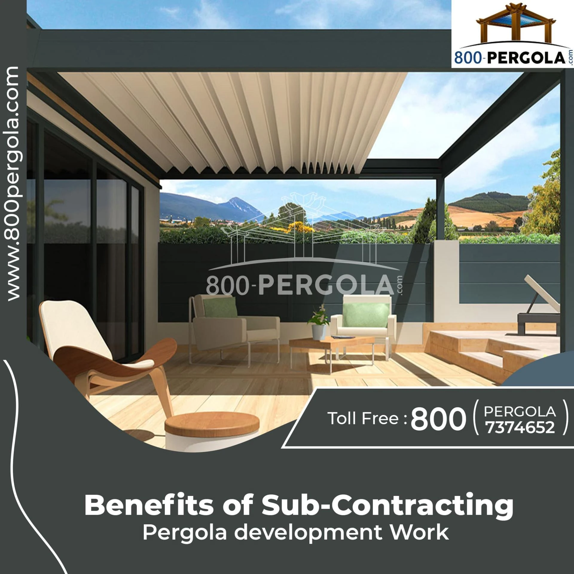 Benefits of Sub-Contracting Pergola Development Work