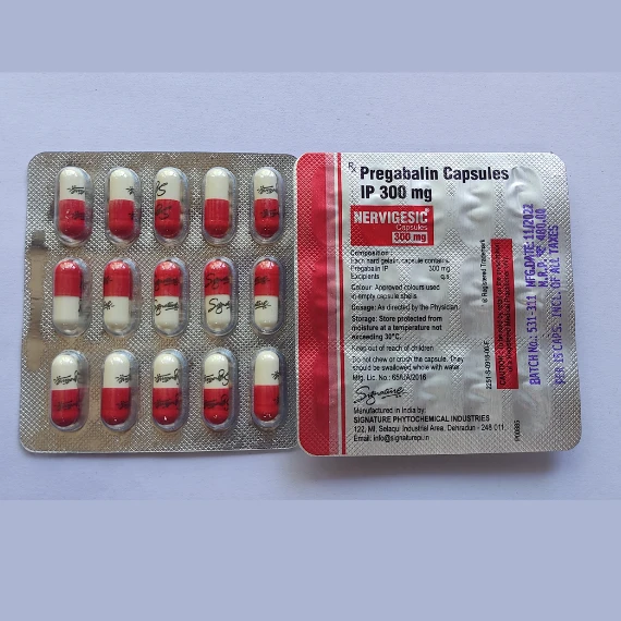 Pregabalin (Nervigesic) 300mg