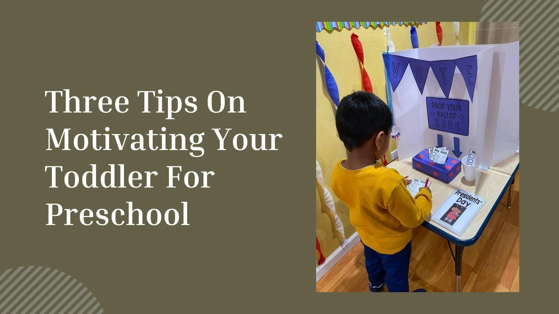Three Tips On Motivating Your Toddler For Preschool