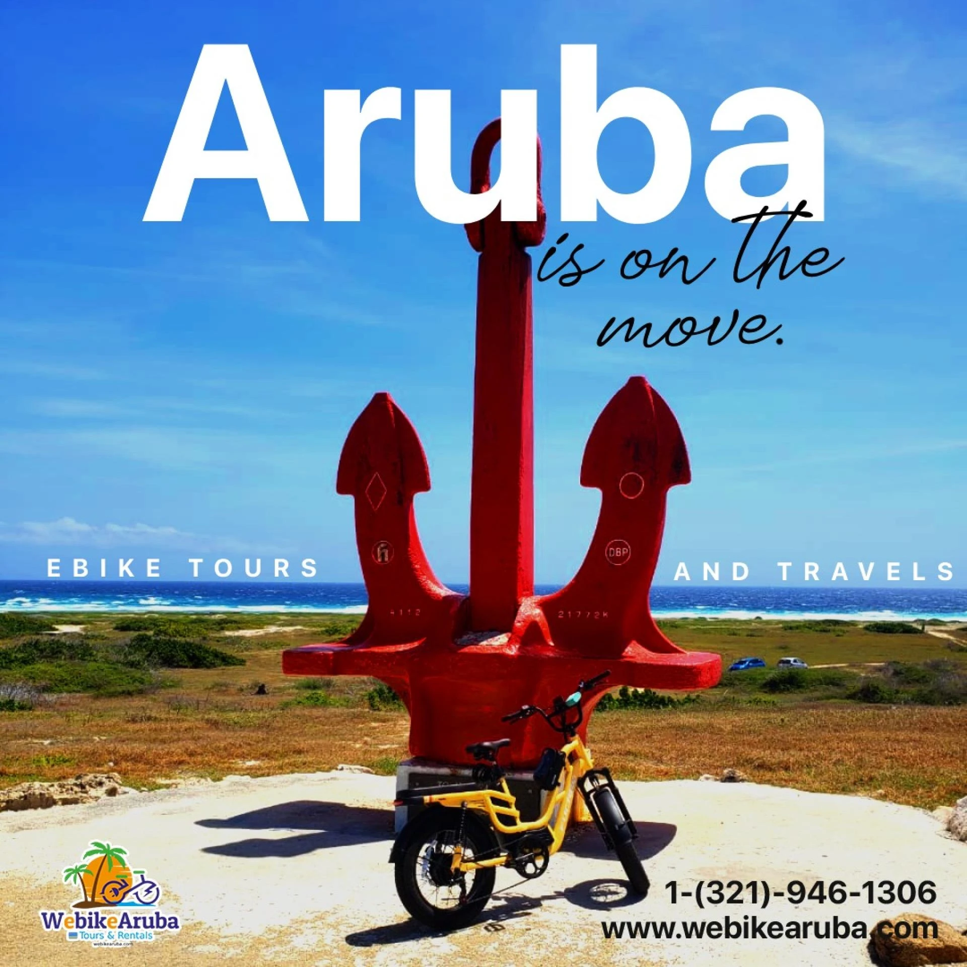 Budget-Friendly Electric bike Rental Aruba | Call us at 1-(321)-946-1306