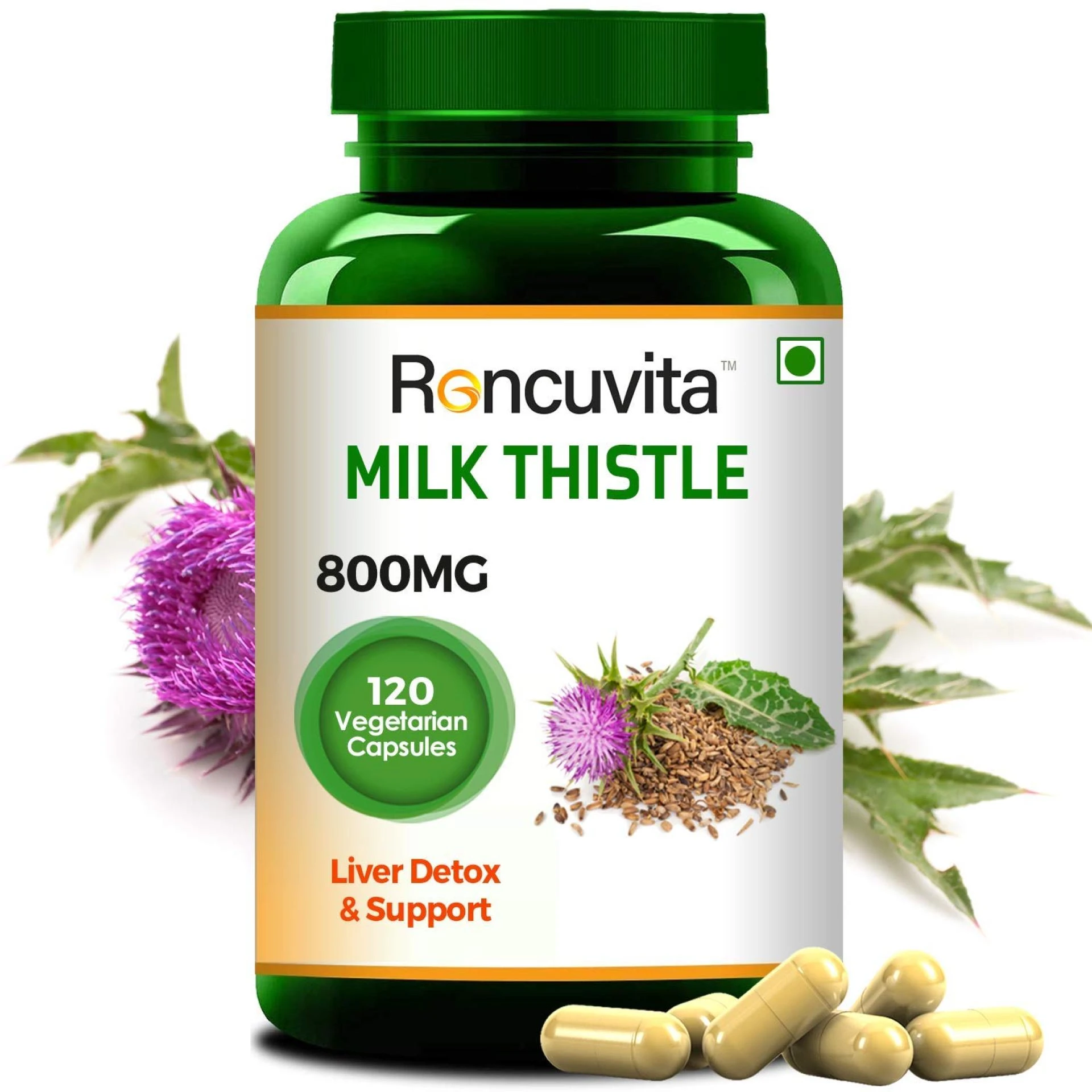 Buy Milk Thistle Capsules for Liver &amp; kidney