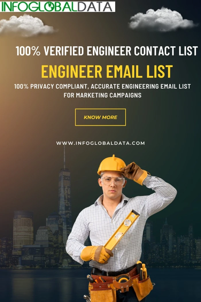 Buy 100% Opt-In Engineers Email Address Email List IN US From InfoGlobalData