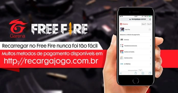 picpay recarga jogo free fire
