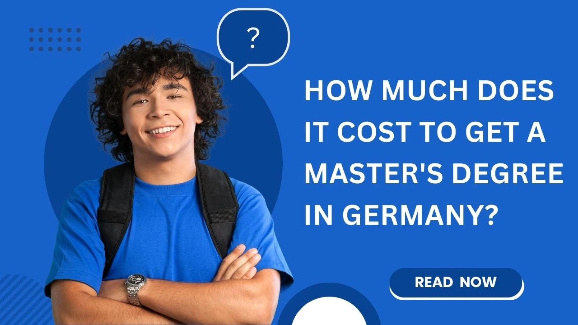 How much does it cost to get a Master's degree in Germany?
