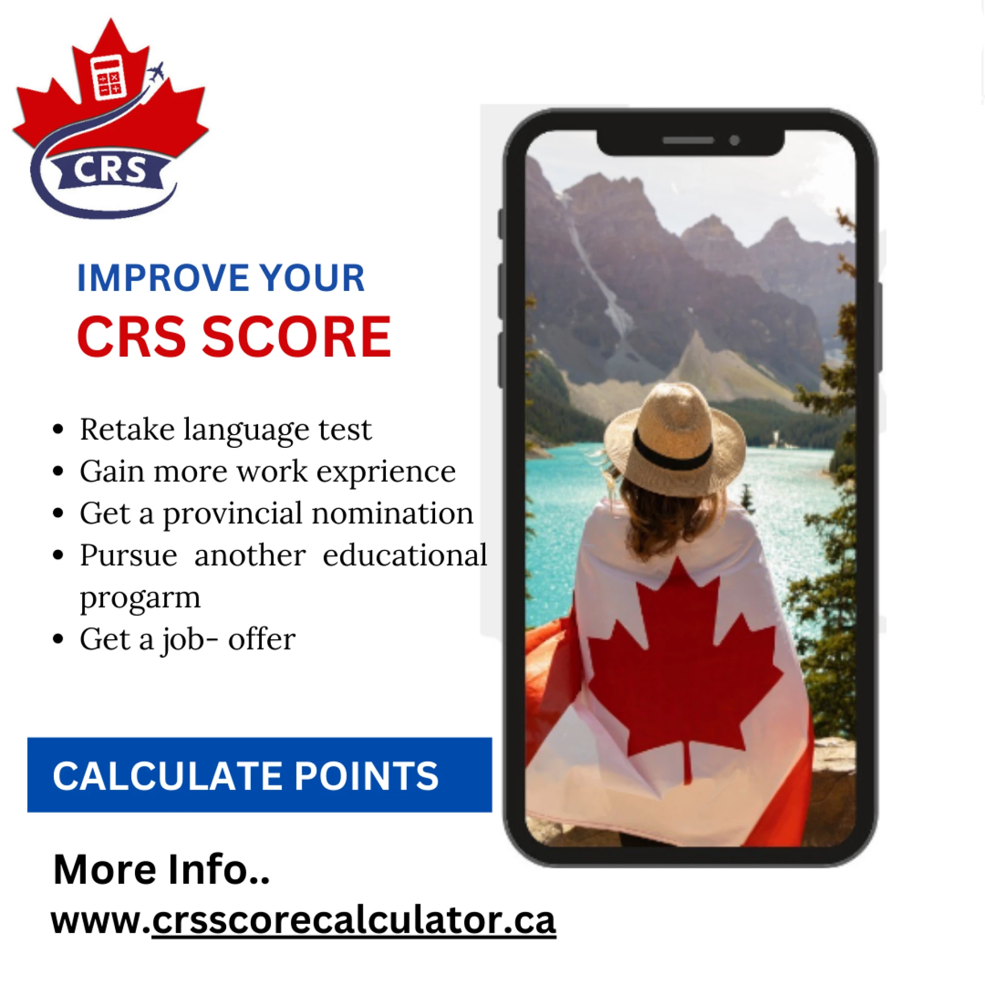 Canada Awaits | Calculate Your CRS Score with the Ultimate CRS Calculator App