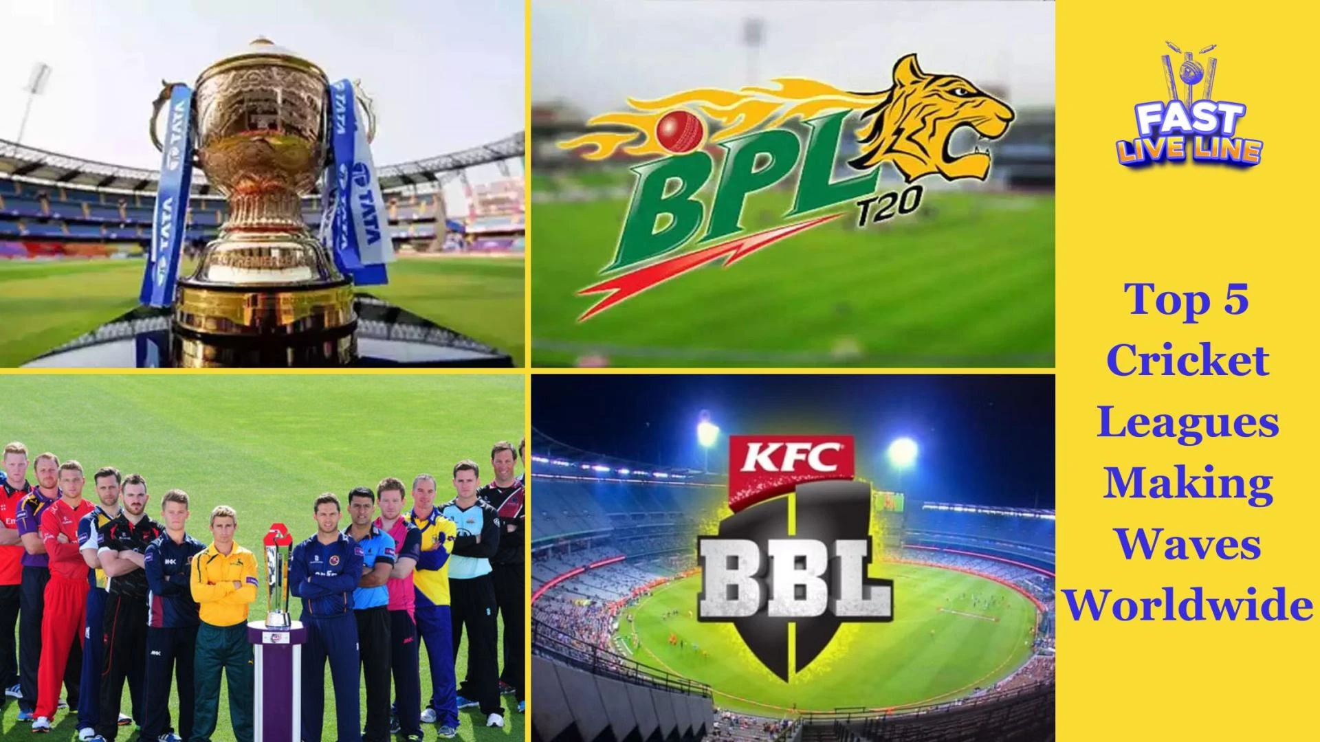 The Top 5 Cricket Leagues Making Waves Worldwide