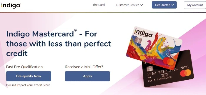 Manage Your IndigoCard Credit card At www.indigocard.com