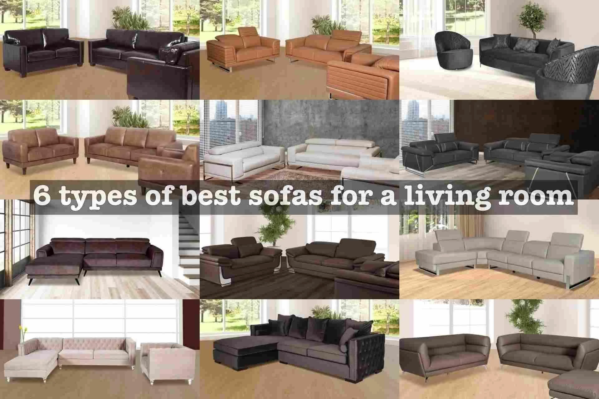 6 types of best sofas for a living room upgrade on every budget