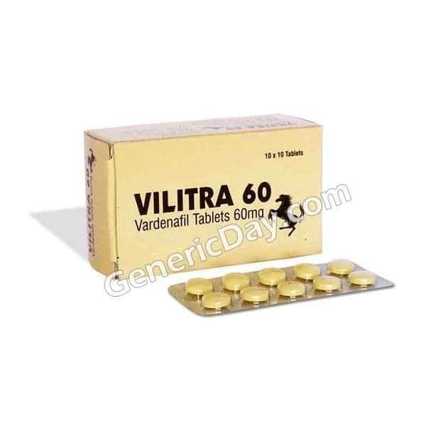 Vilitra 60 mg online ED treatment 100% safe drug