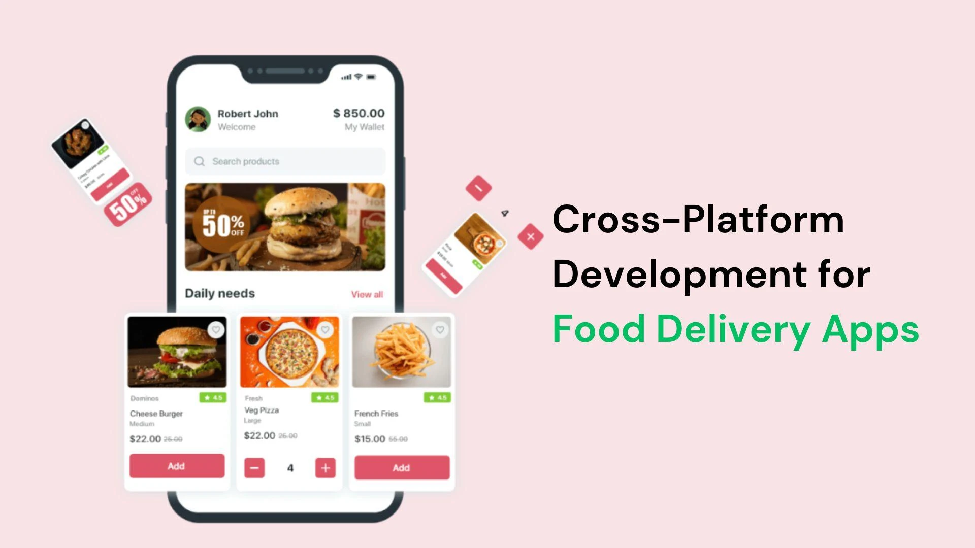 Cross-Platform Development for Food Delivery Apps: Reaching Every Palate, Every Device