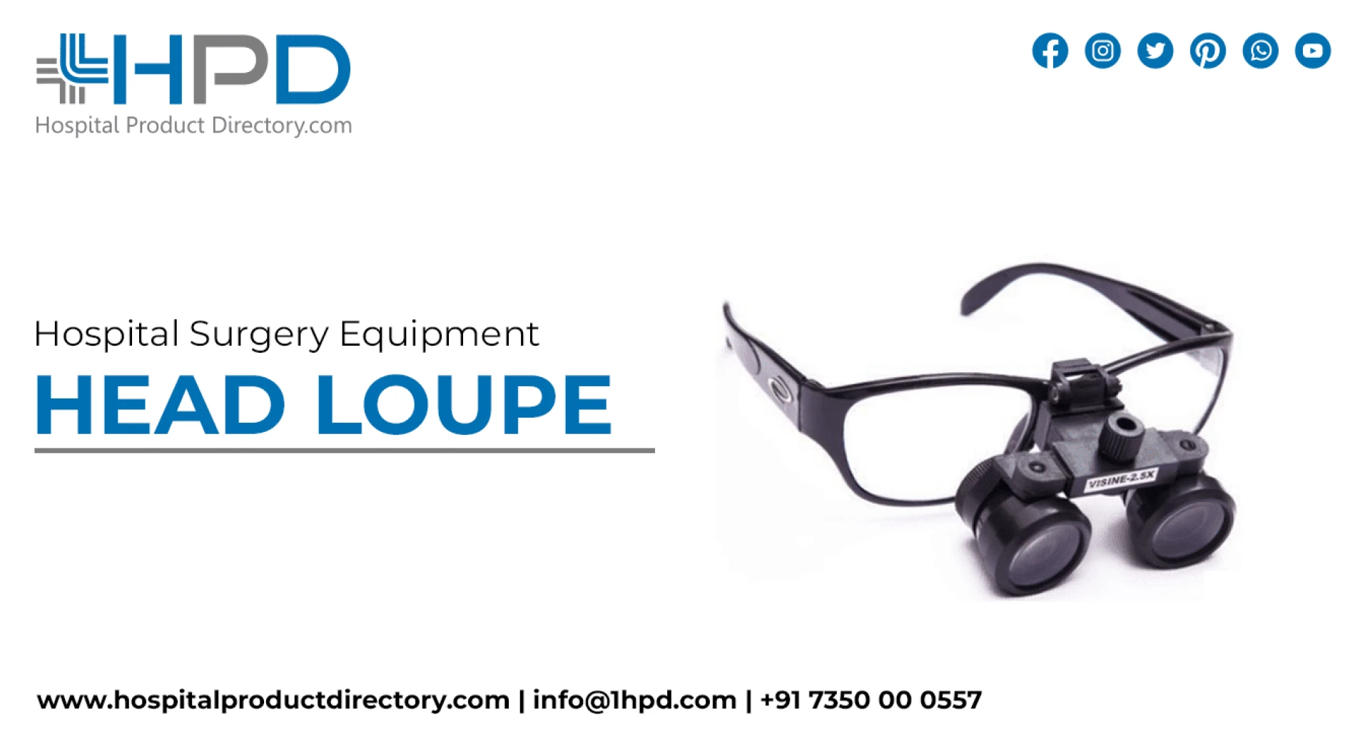 Which are the industries where Head Loupes are used?