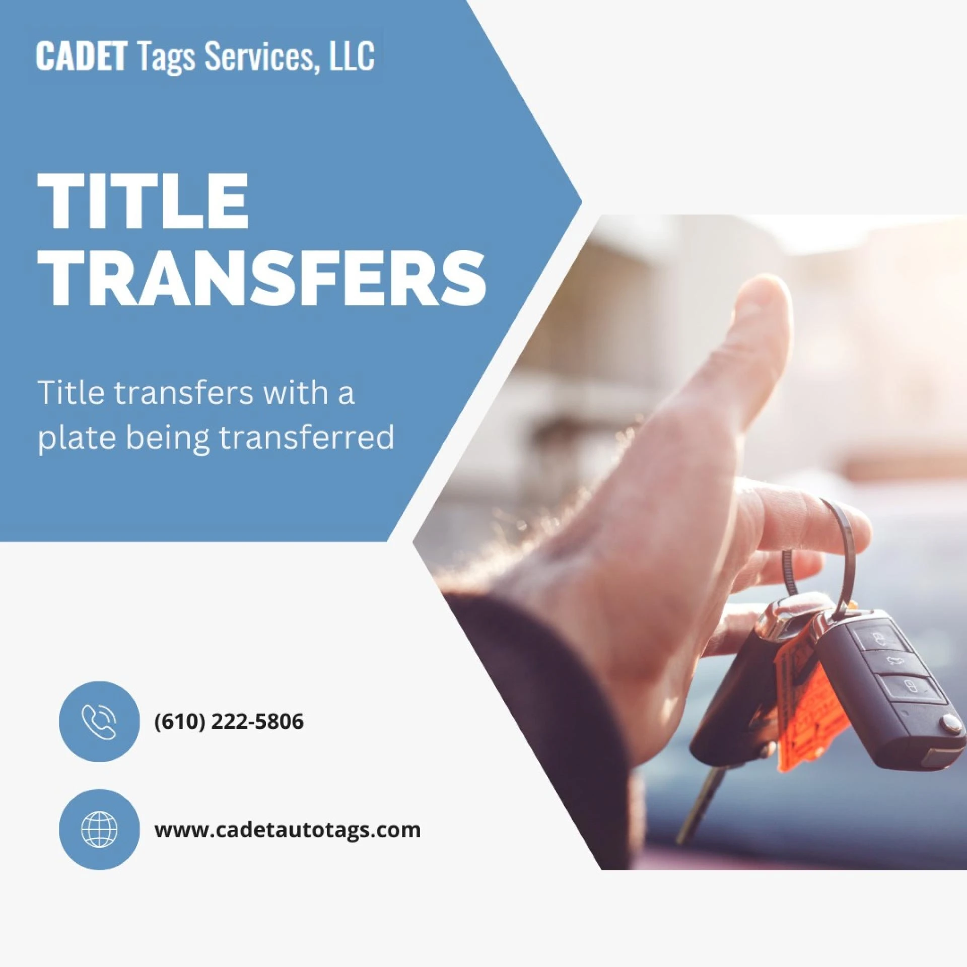 The Best Vehicle Title And Registration Services Is Here At Cadet Tags Services LLC