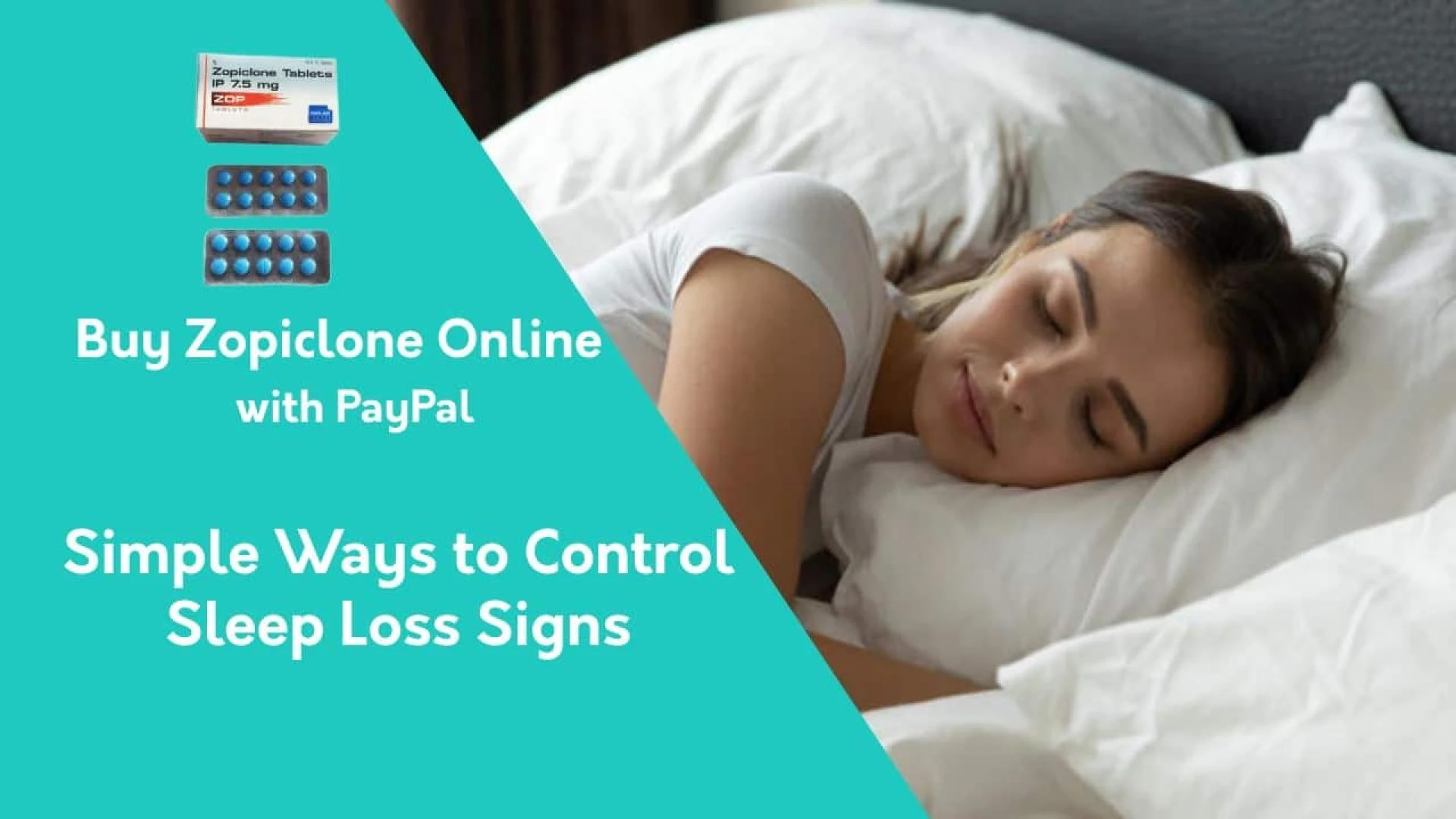 Simple Ways to Control Sleep Loss Signs | Buy Zopiclone Online with PayPal