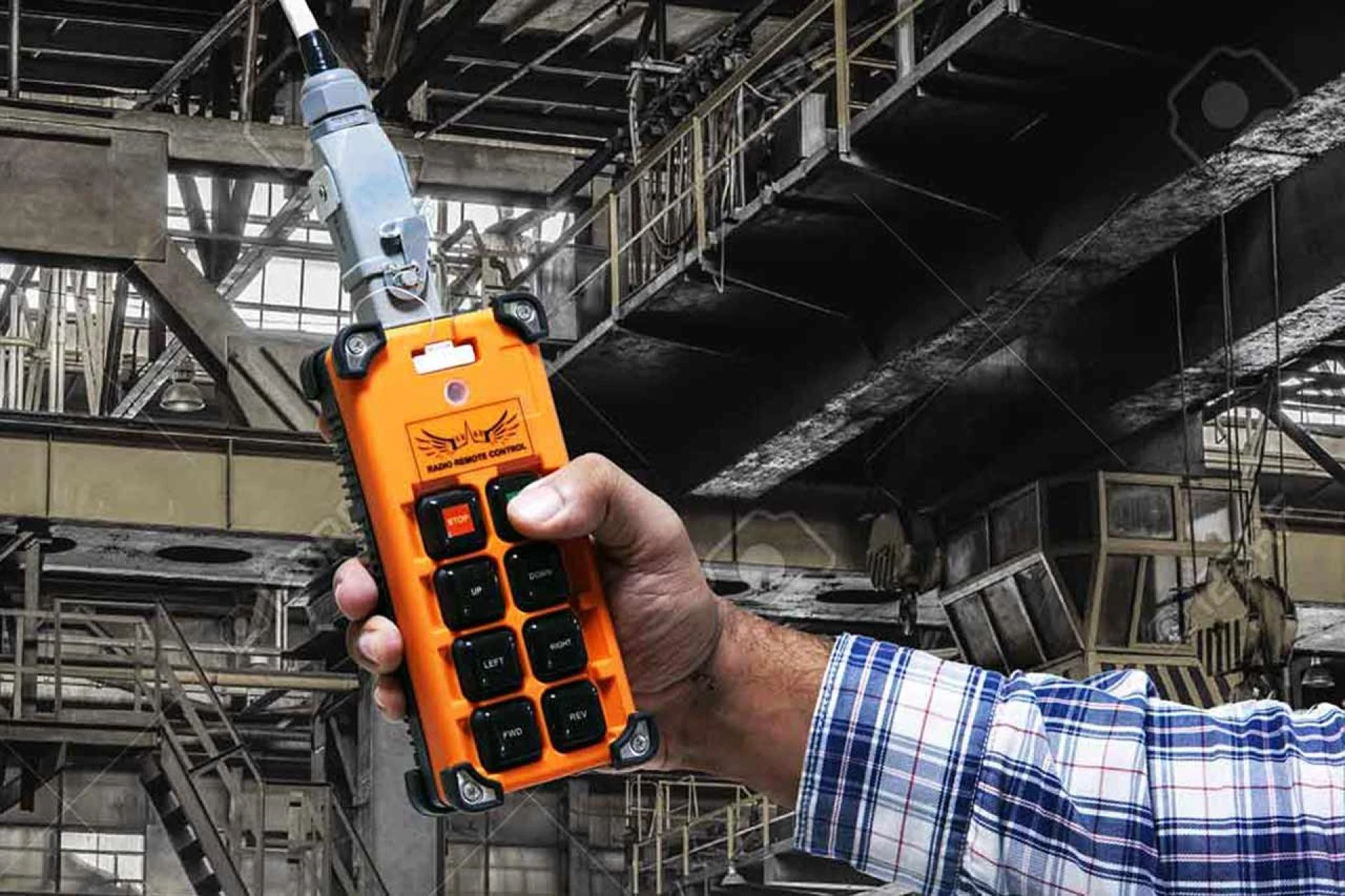 What is a crane pendant station and how does it work?