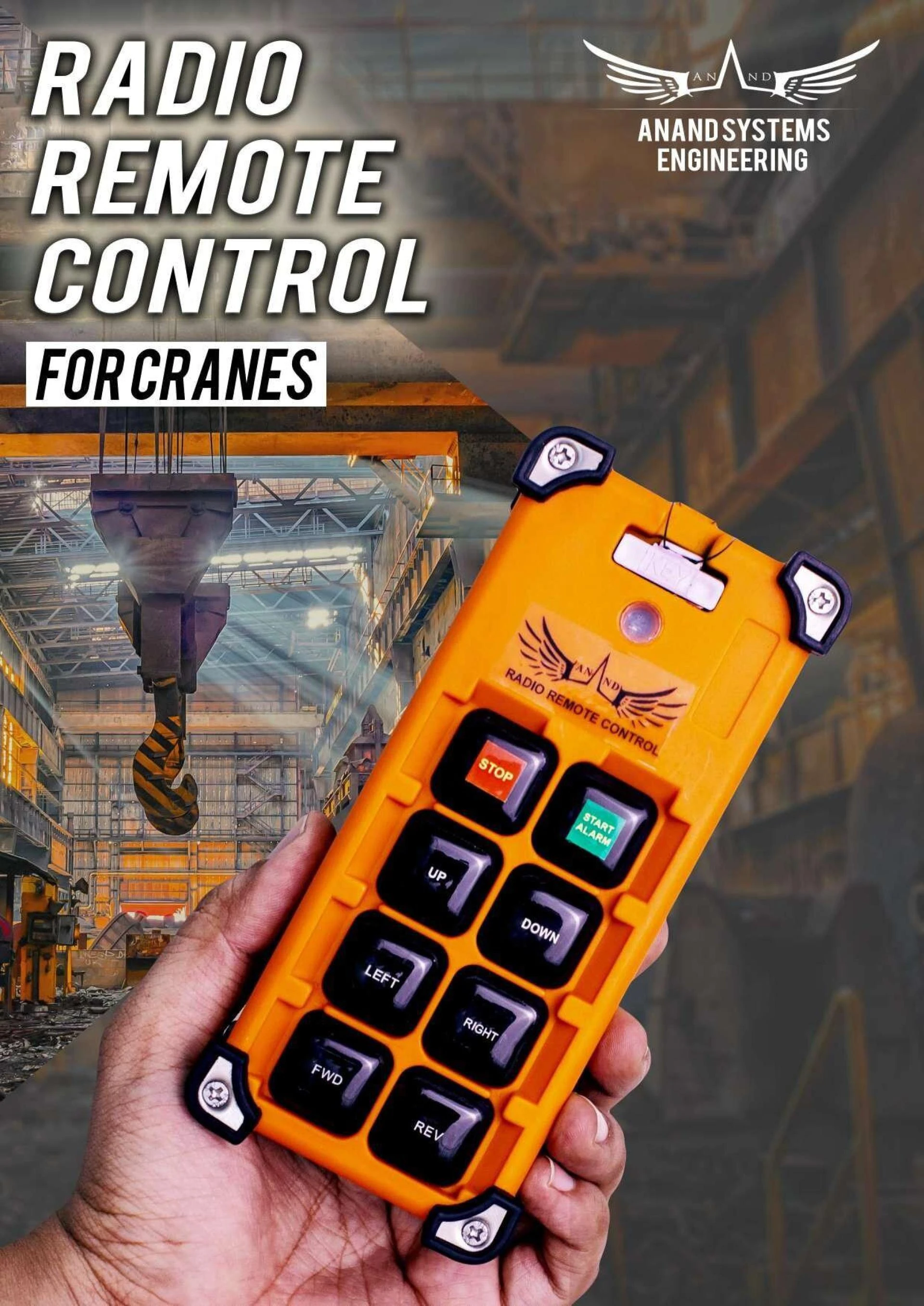 Industrial EOT crane remote control system