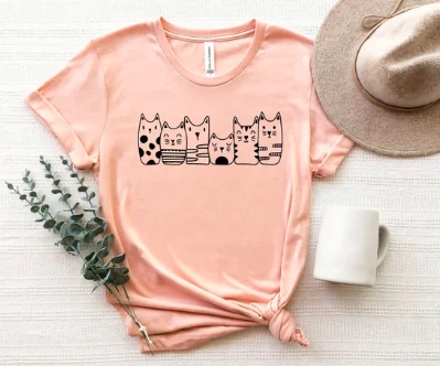 Feline Fashion: Unleashing Your Inner Cat Lover with the Trendiest Cat T-Shirts!
