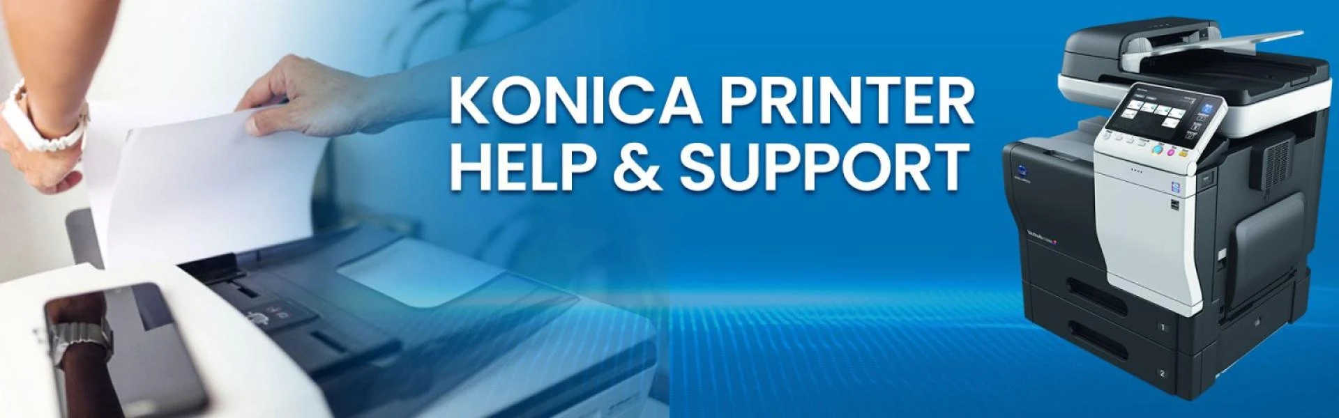 Konica Printer Help &amp; Support