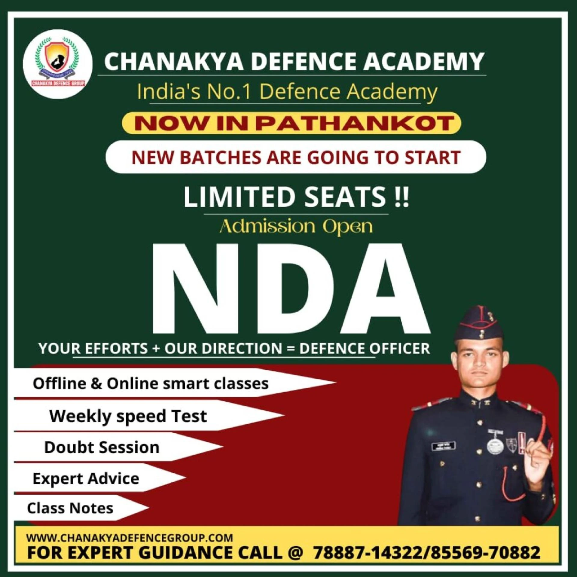 "NDA Coaching in Punjab: Achieving Your Dream of Joining the Indian Armed Forces with Chanakya Defence Group"