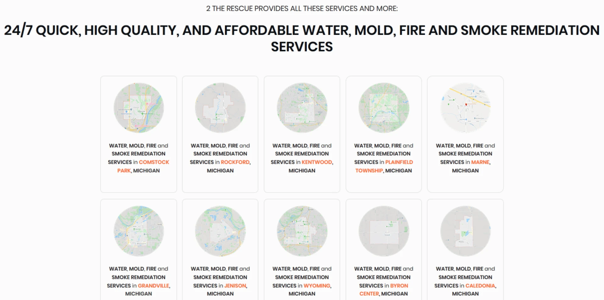For what circumstances is mold remediation company Grand Rapids better?