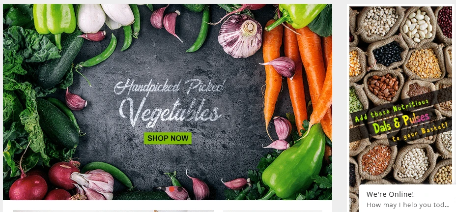 Why is online Supermarket a leading brand of fresh fruits and vegetables?