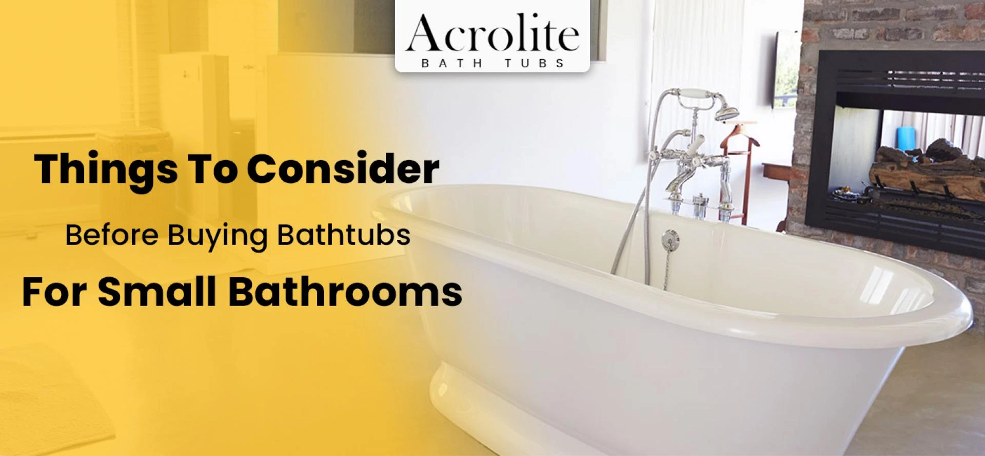 Things To Consider Before Buying Bathtubs For Small Bathrooms