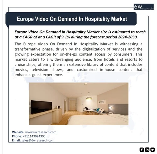 Europe Video On Demand In Hospitality Market (2024-2030) | 6wresearch