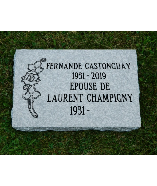 A memorial plaque is a sign made of a small piece of metal, stone, wood, or ceramic.