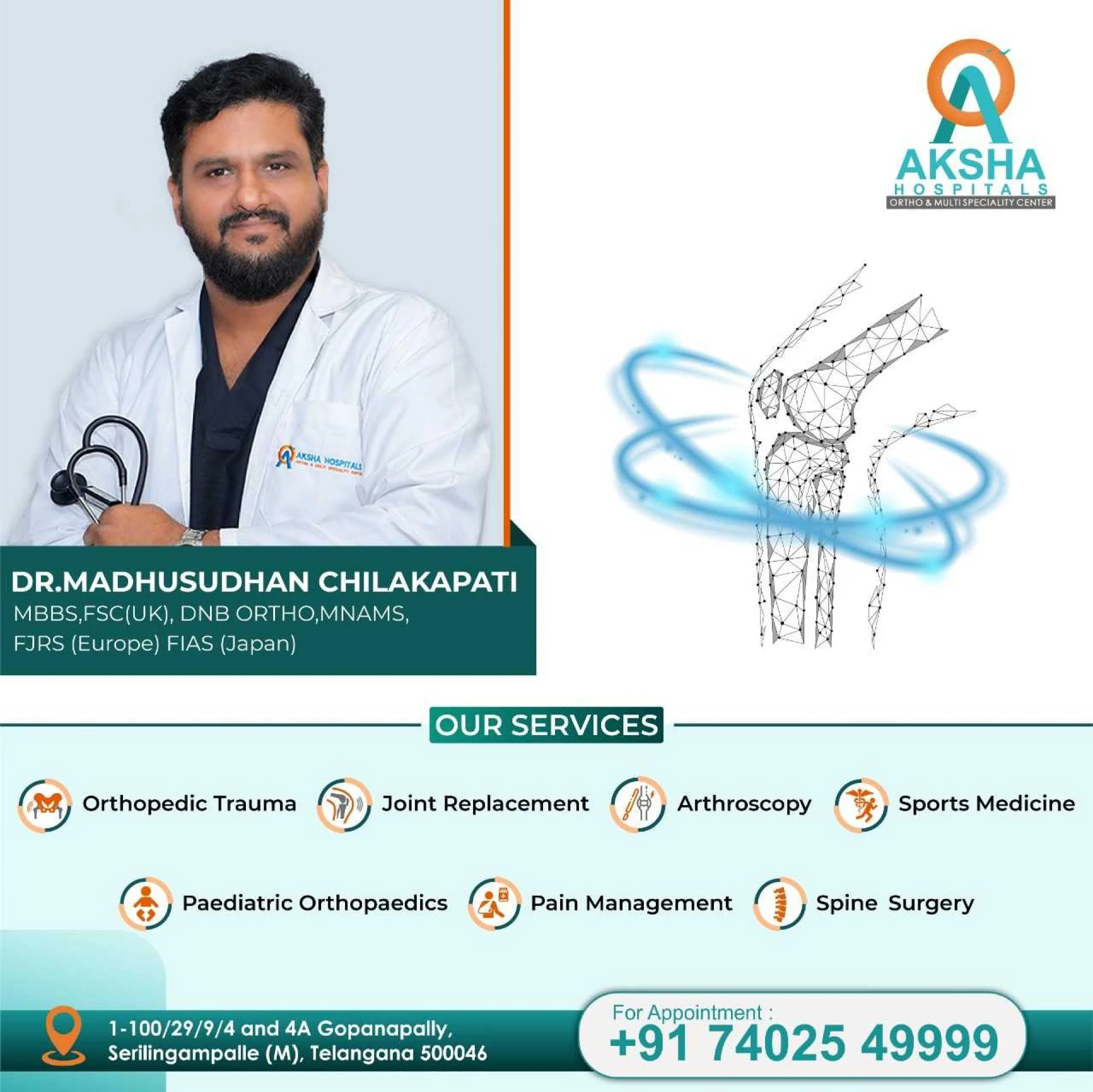 Orthopedic Doctor In Nallagandla