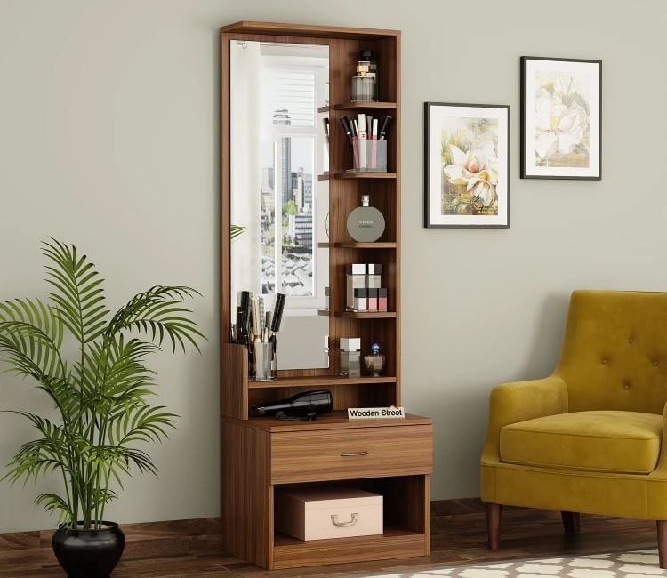 Exploring the Diverse Finishes of Dressing Tables at Wooden Street