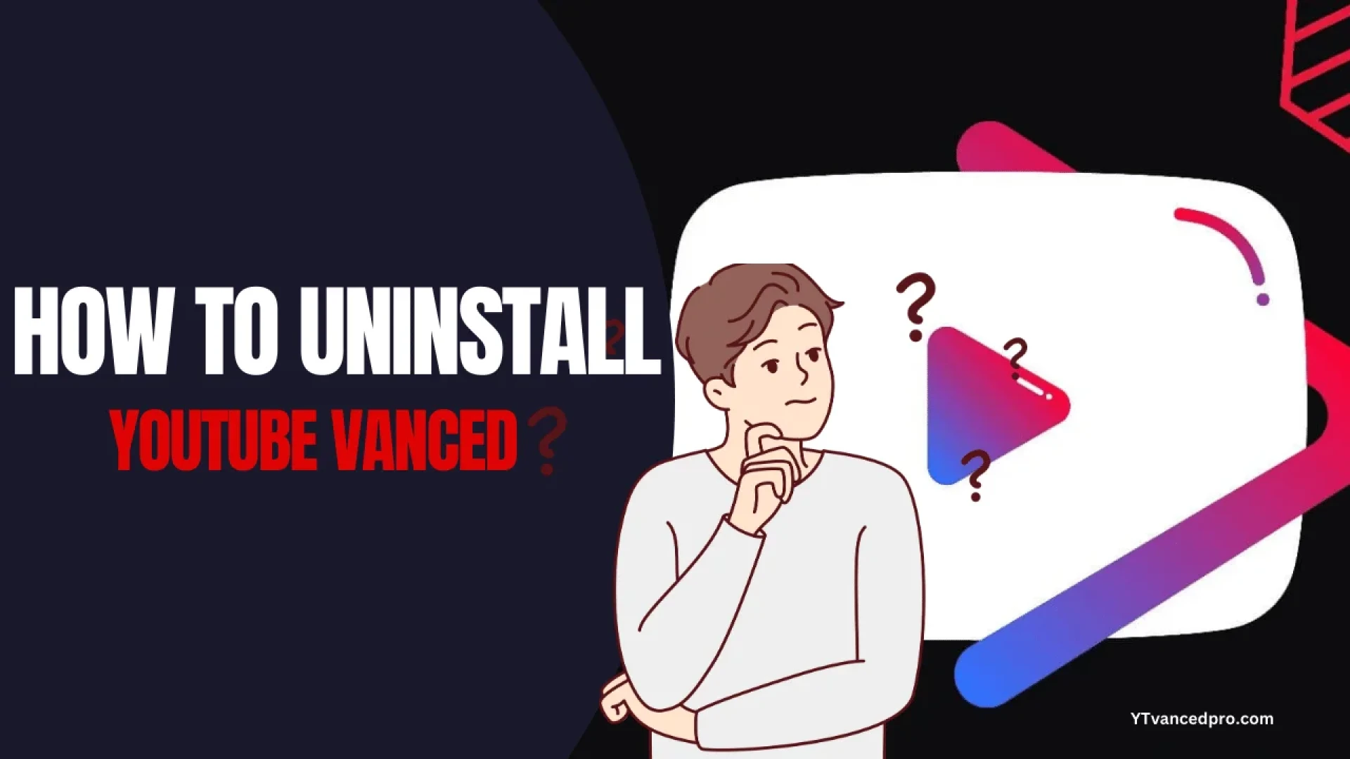 What's the process for uninstalling YouTube Vanced on a rooted device?