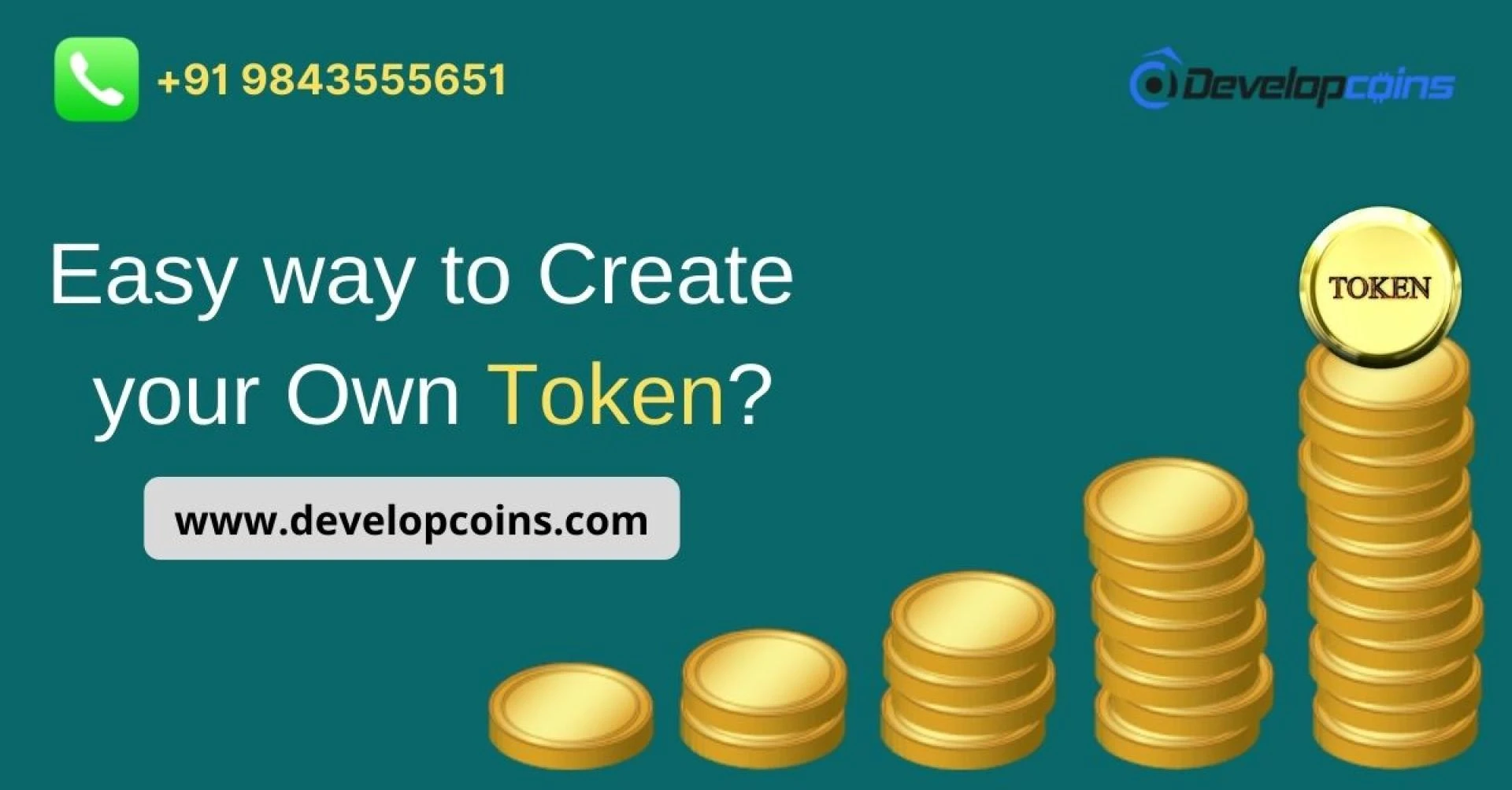Create Your Own Token Now ∣ Token Development Company | Developcoins