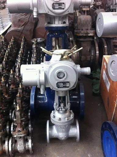 Electric actuated gate valve in Iraq