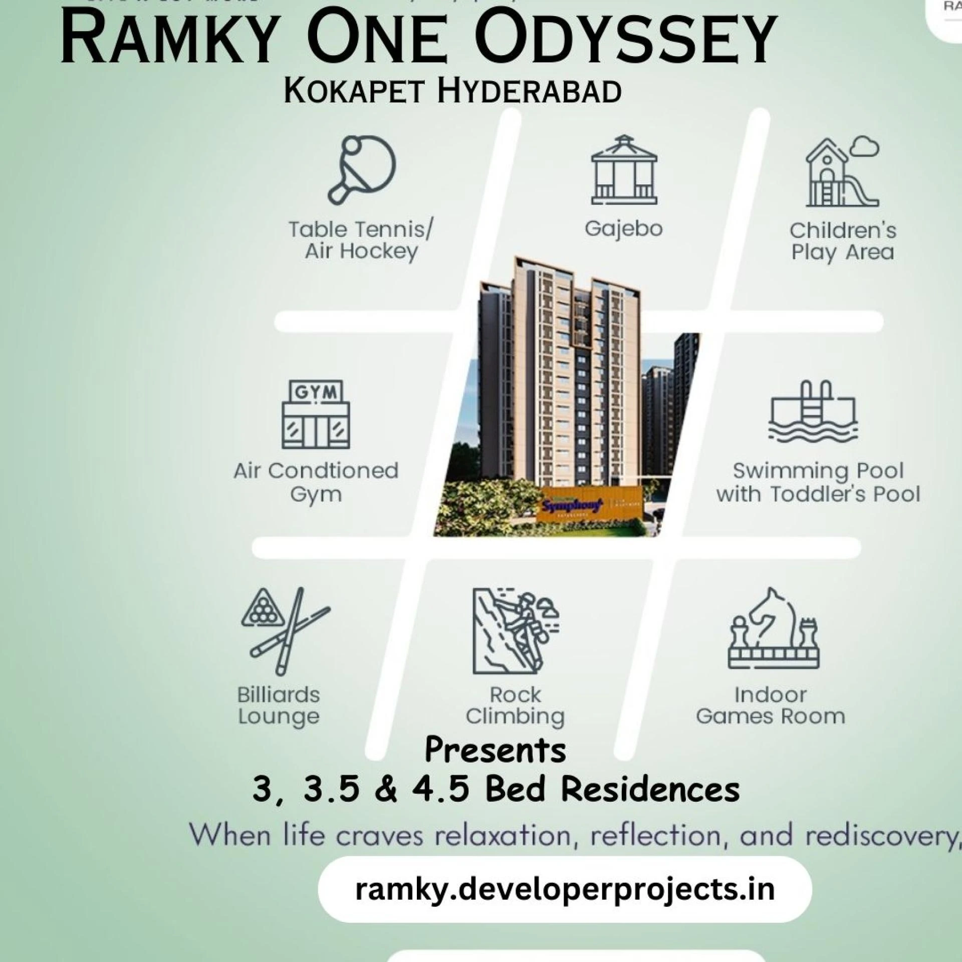 Ramky One Odyssey Kokapet Hyderabad - Your New Address For Luxury