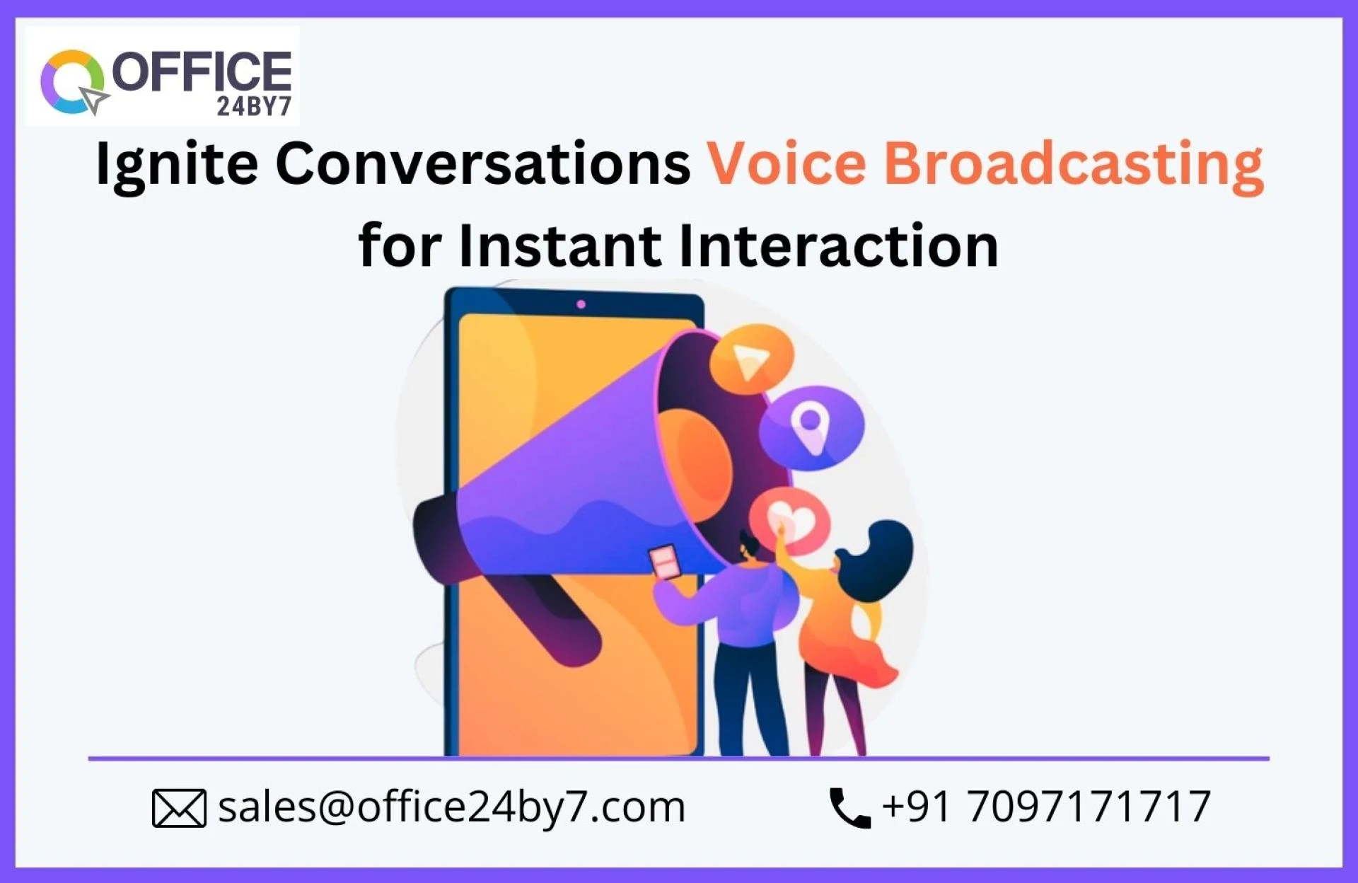 Ignite Conversations: Voice Broadcasting for Instant Interaction