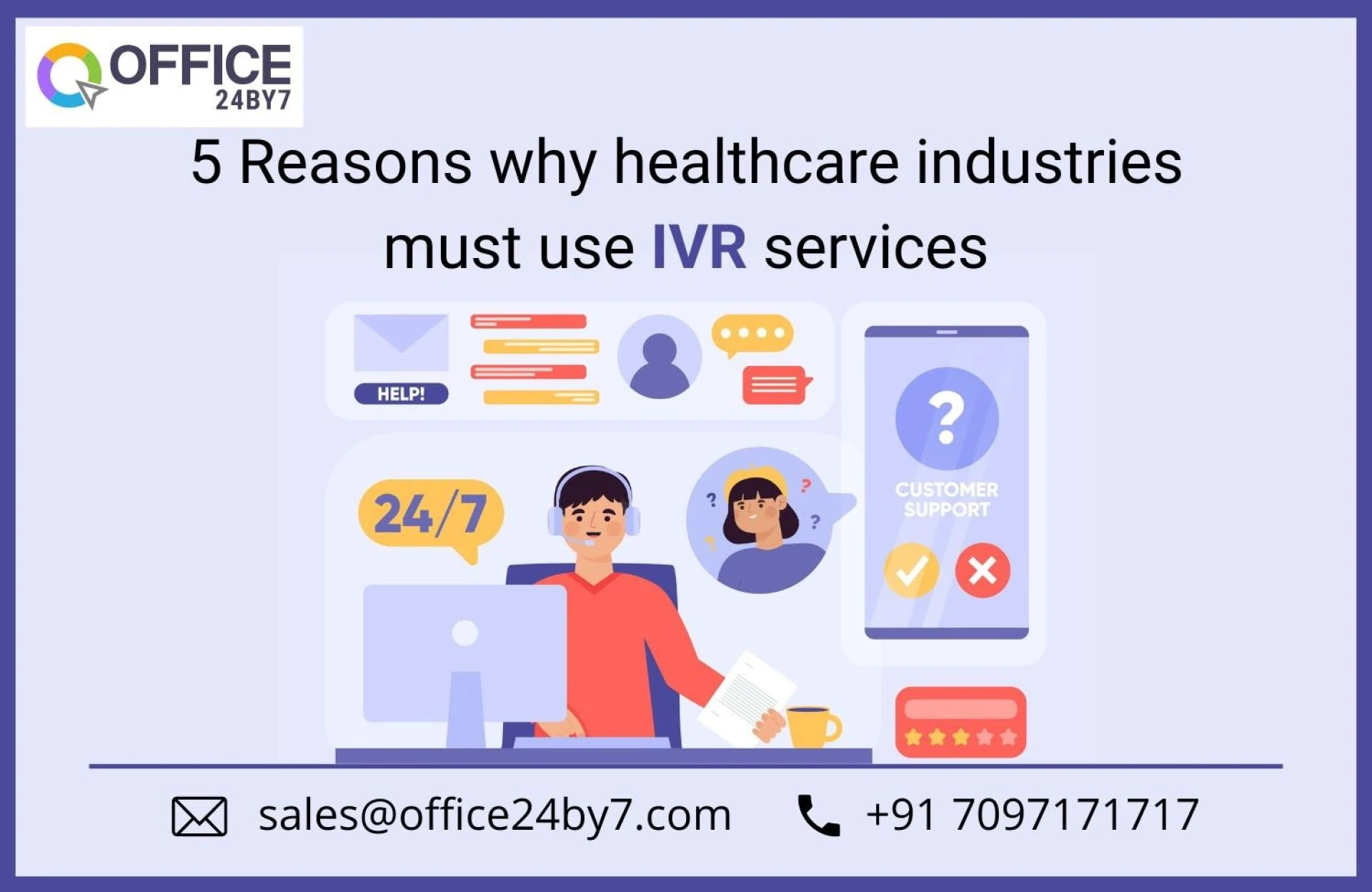 5 Reasons Why Healthcare Industries Must use IVR Services