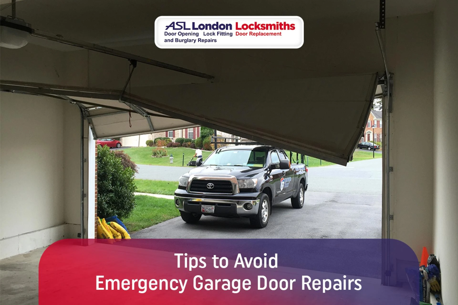Tips to Avoid Emergency Garage Door Repairs