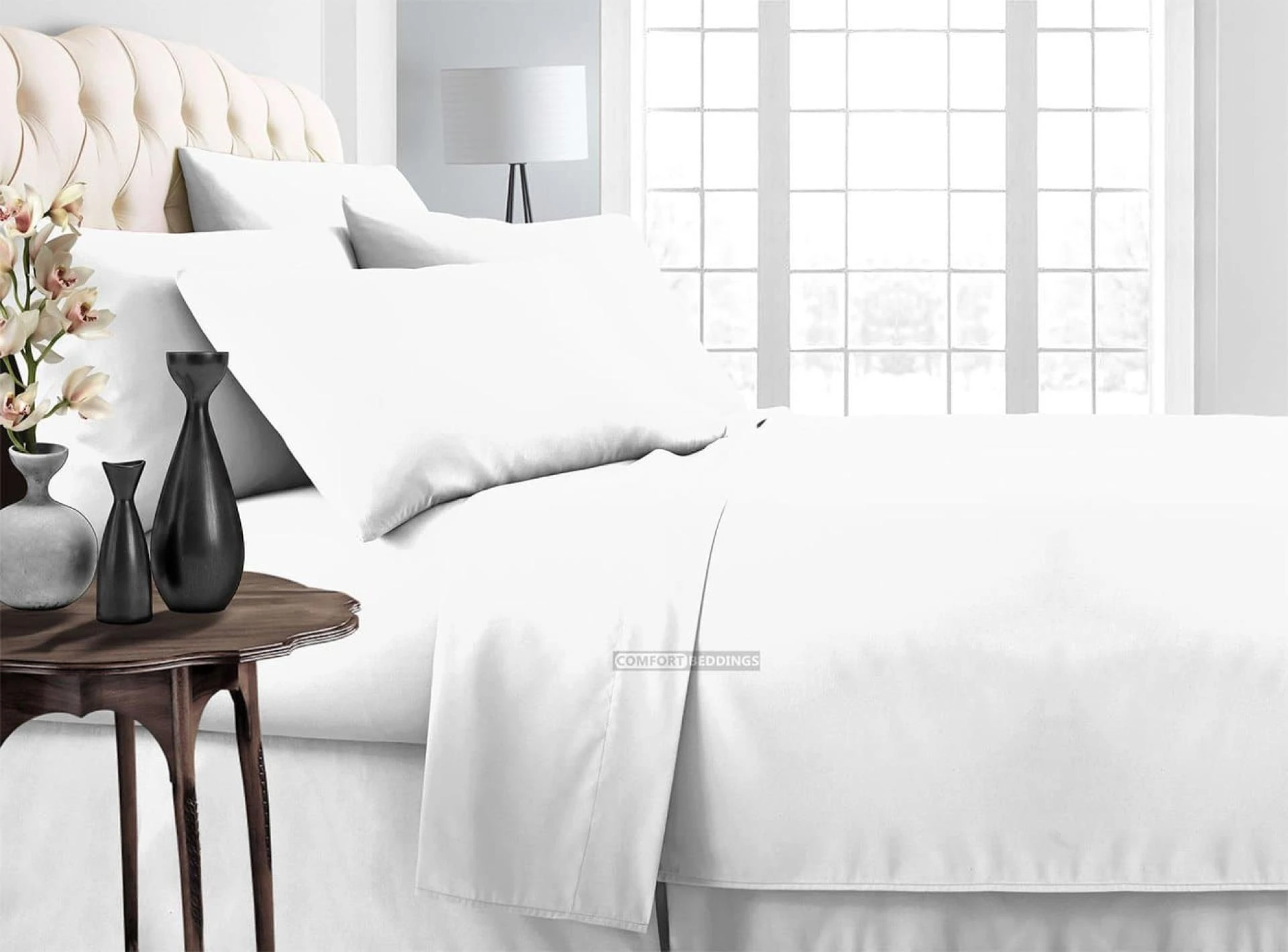 Perfect Size White Bed in a Bag Queen at Comfort Beddings