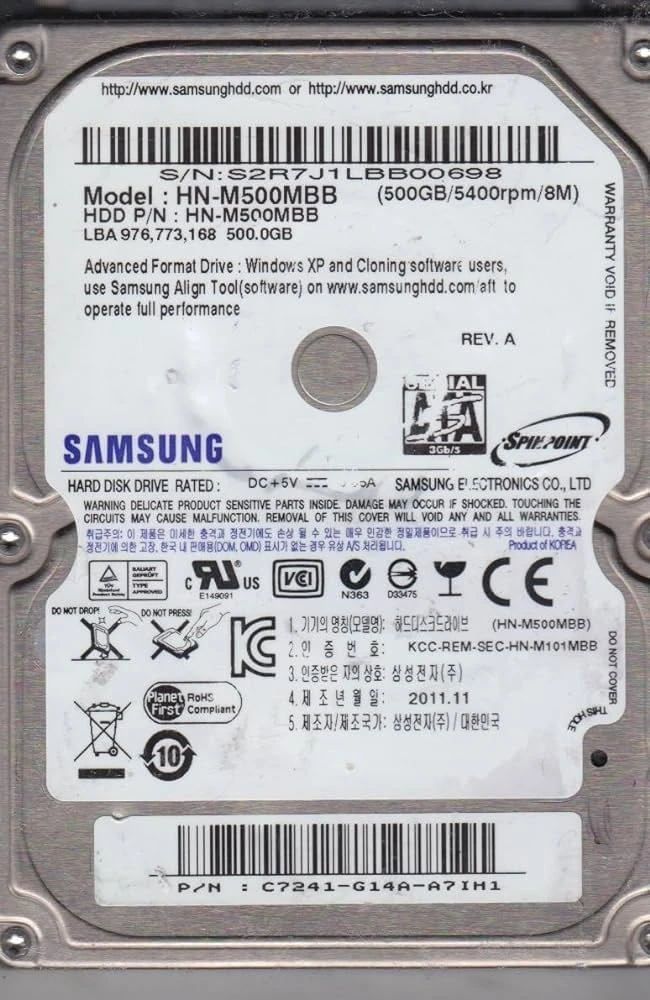 Unleashing Power and Performance: The SAMSUNG 500GB 2.5 SATA ST500LM012 Hard Drive