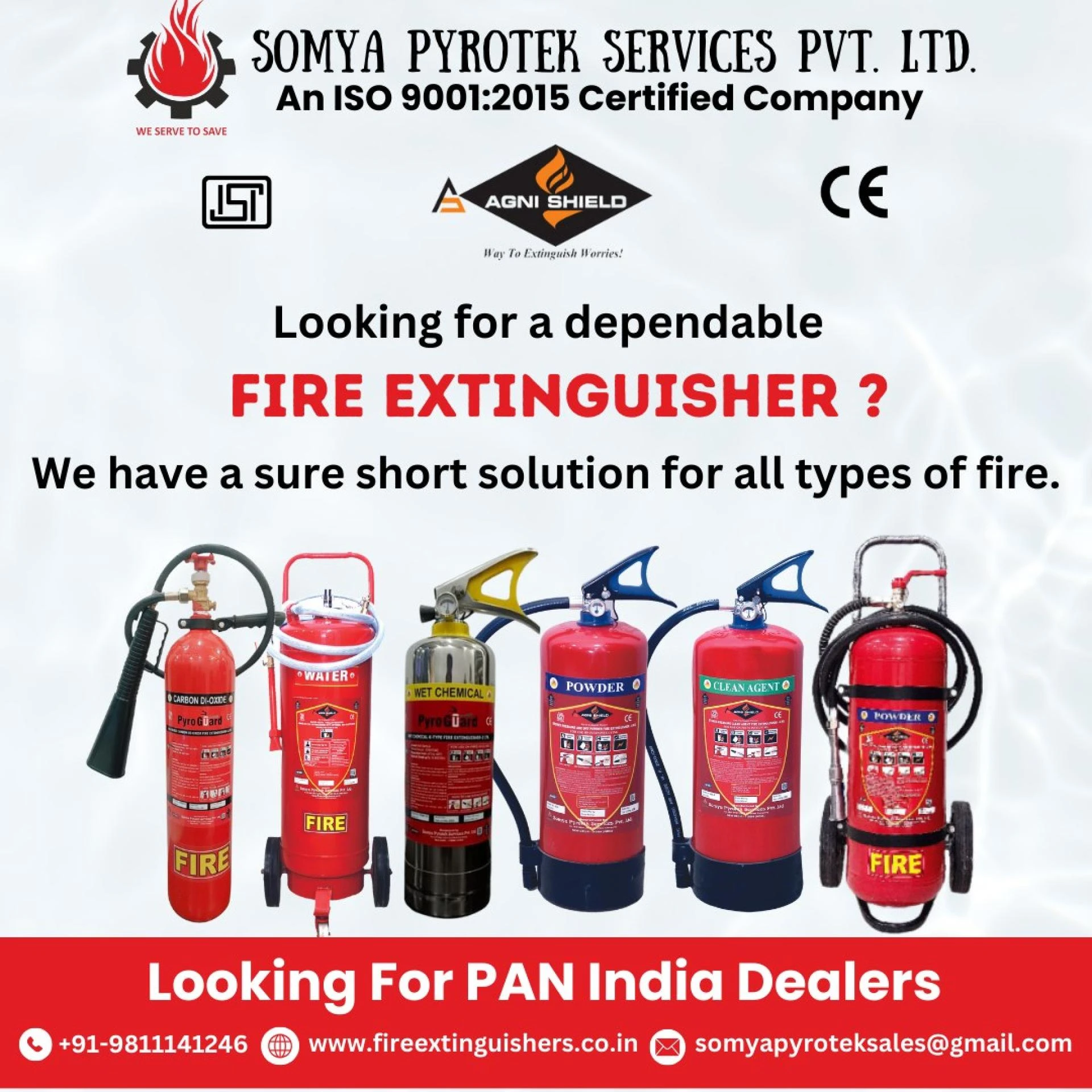 Somya Pyrotek Services Fire Extinguisher Manufacturers, Suppliers &amp; Dealers in Delhi - Enhanced Safety Solutions