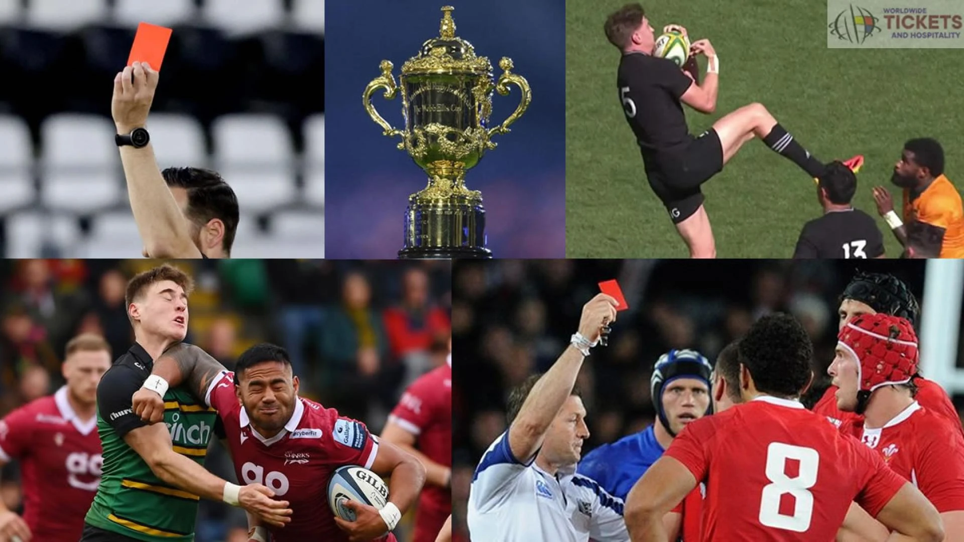 Rugby World Cup 2023: Unveiling the History of Red Cards at the RWC