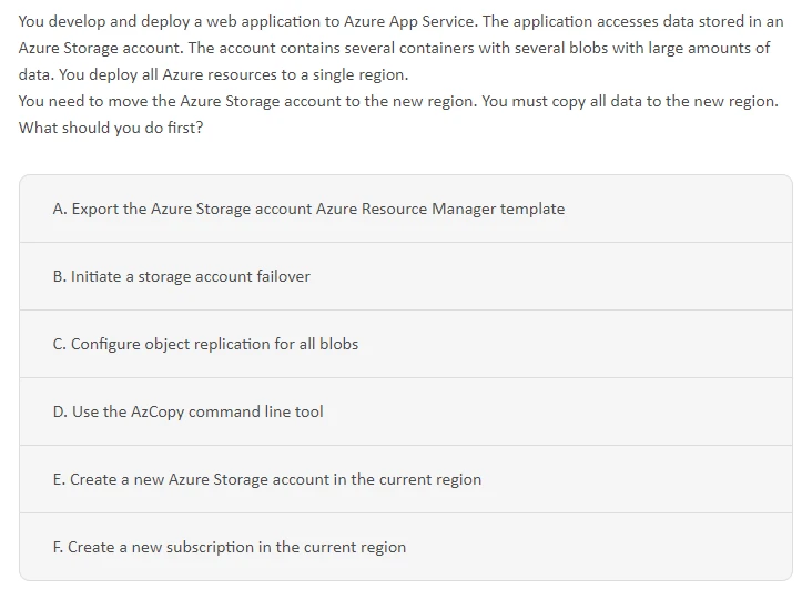 Microsoft AZ-204 dumps questions