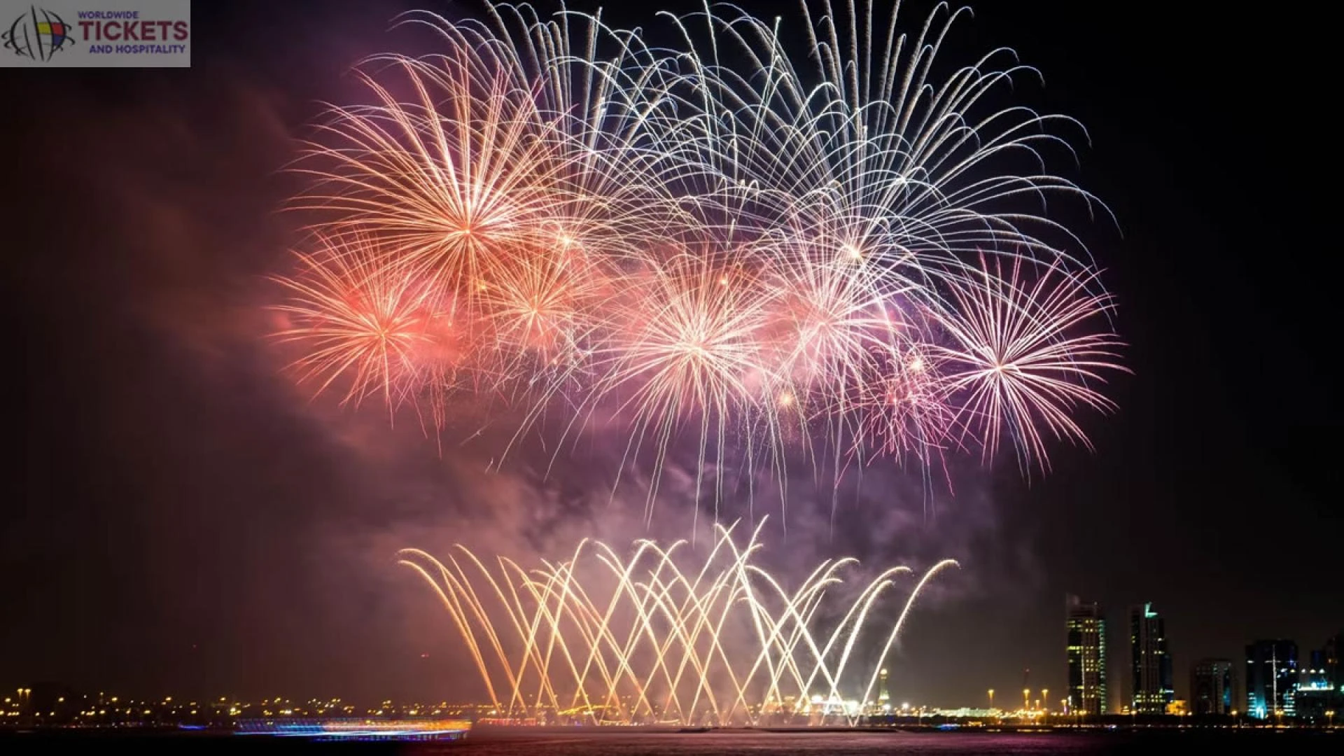 Qatar Football World Cup coordinators arranging a desert celebration