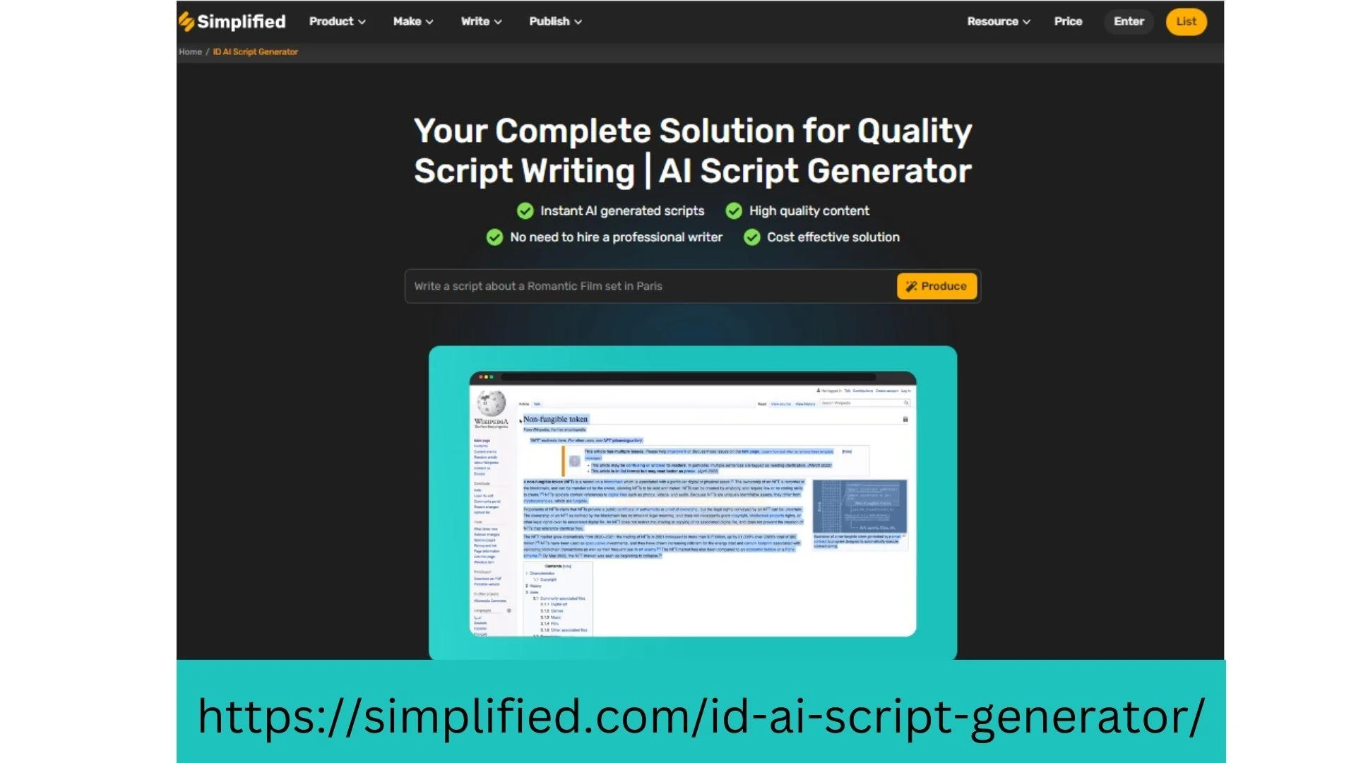 Simplified: Membuat Skrip AI dengan Lebih Efisien secara Online